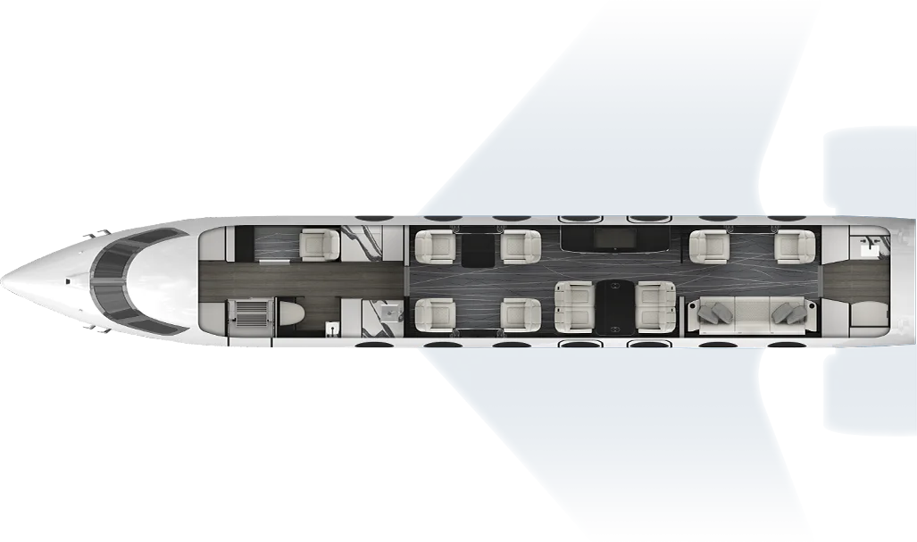 g600 interior