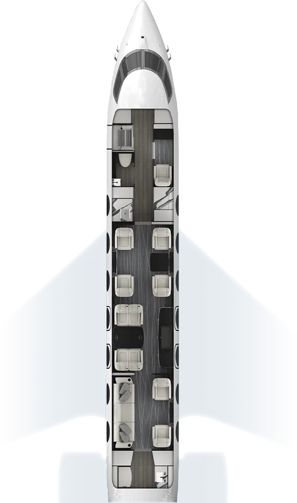 g600 interior